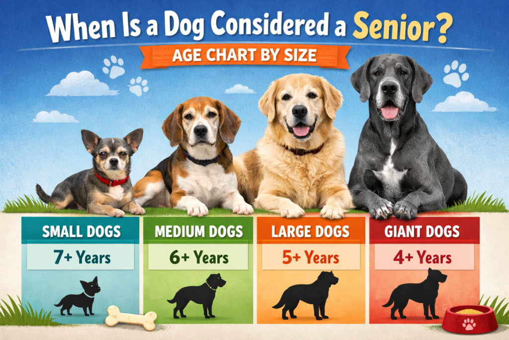 when is a dog considered a senior