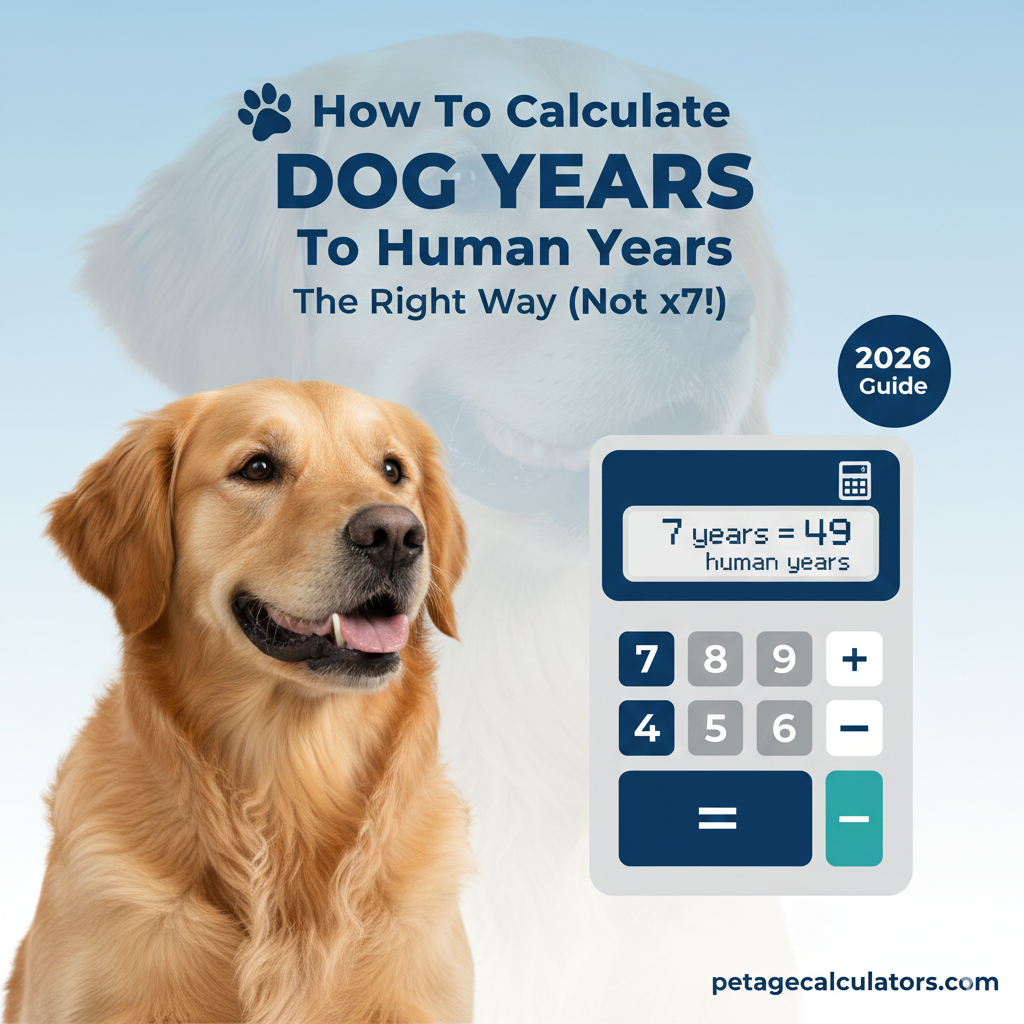 How To Calculate Dog Years To Human Years (The Right Way)